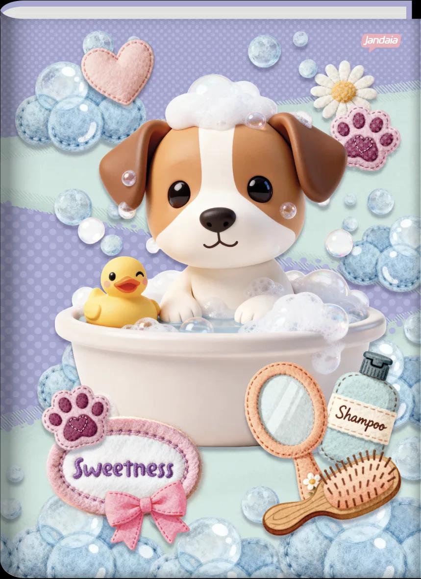 CADERNO BROCHURA UNIVERSITÁRIO CAPA DURA 48 FOLHAS -SWEETNESS — miniatura 2