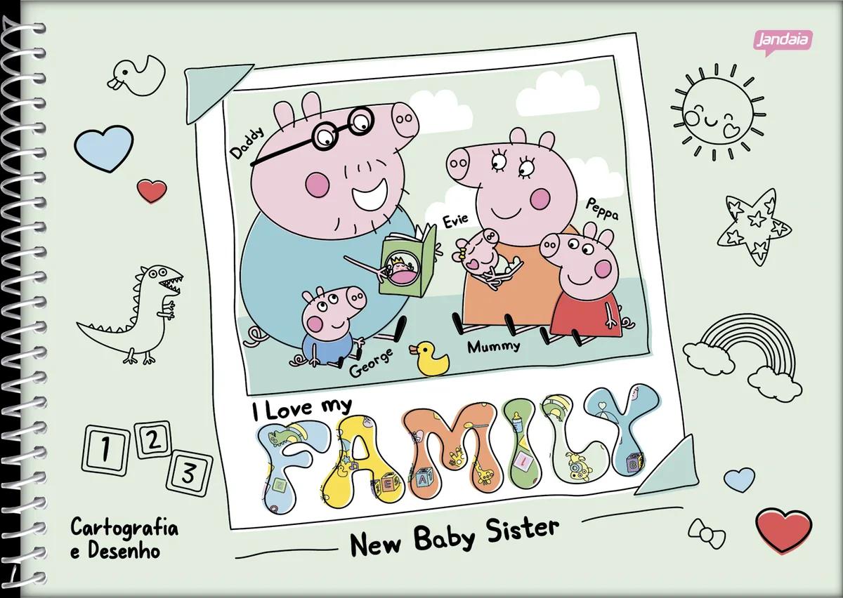 CADERNO ESPIRAL CAPA DURA 80 FOLHAS CARTOGRAFIA - PEPPA PIG — miniatura 2