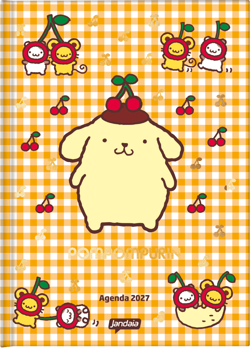 AGENDA DIARIA LOMBADA QUADRADA 117X162MM - POMPOMPURIN