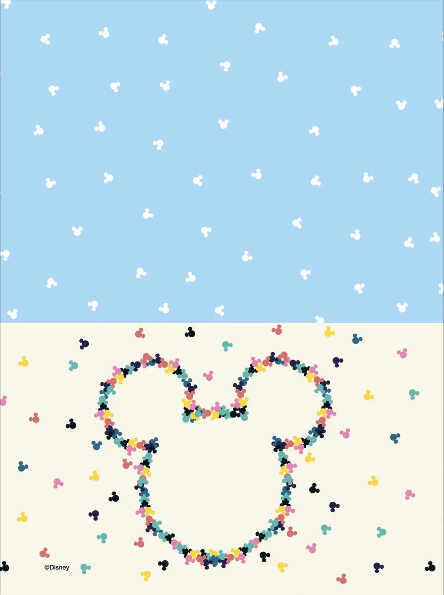 CADERNO COLLEGE CAPA DURA 80 FOLHAS ARGOLADO - MICKEY HEADS