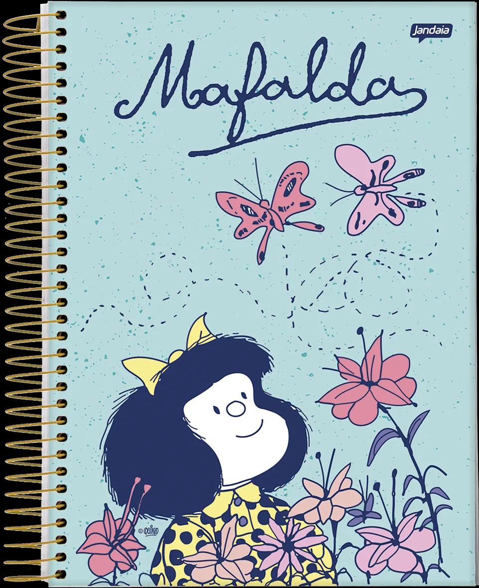 CADERNO ESPIRAL UNIVERSITÁRIO CAPA DURA 10 MATÉRIAS 160 FOLHAS - MAFALDA — miniatura 5