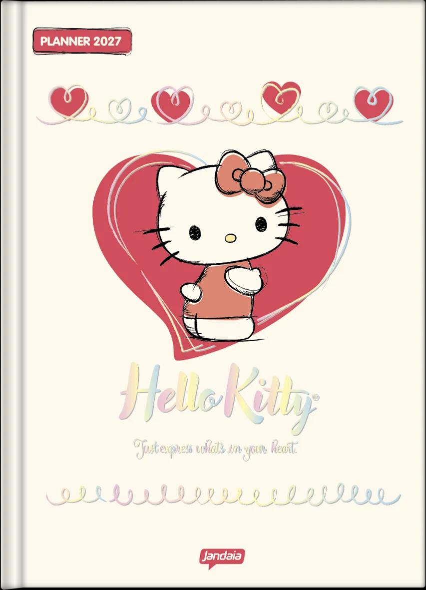 AGENDA PLANEJAMENTO LOMBADA QUADRADA 175X242MM - HELLO KITTY — miniatura 2