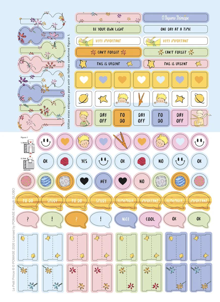CADERNO ESPIRAL UNIVERSITÁRIO CAPA DURA 01 MATÉRIA 96 FOLHAS - O PEQUENO PRÍNCIPE — miniatura 9