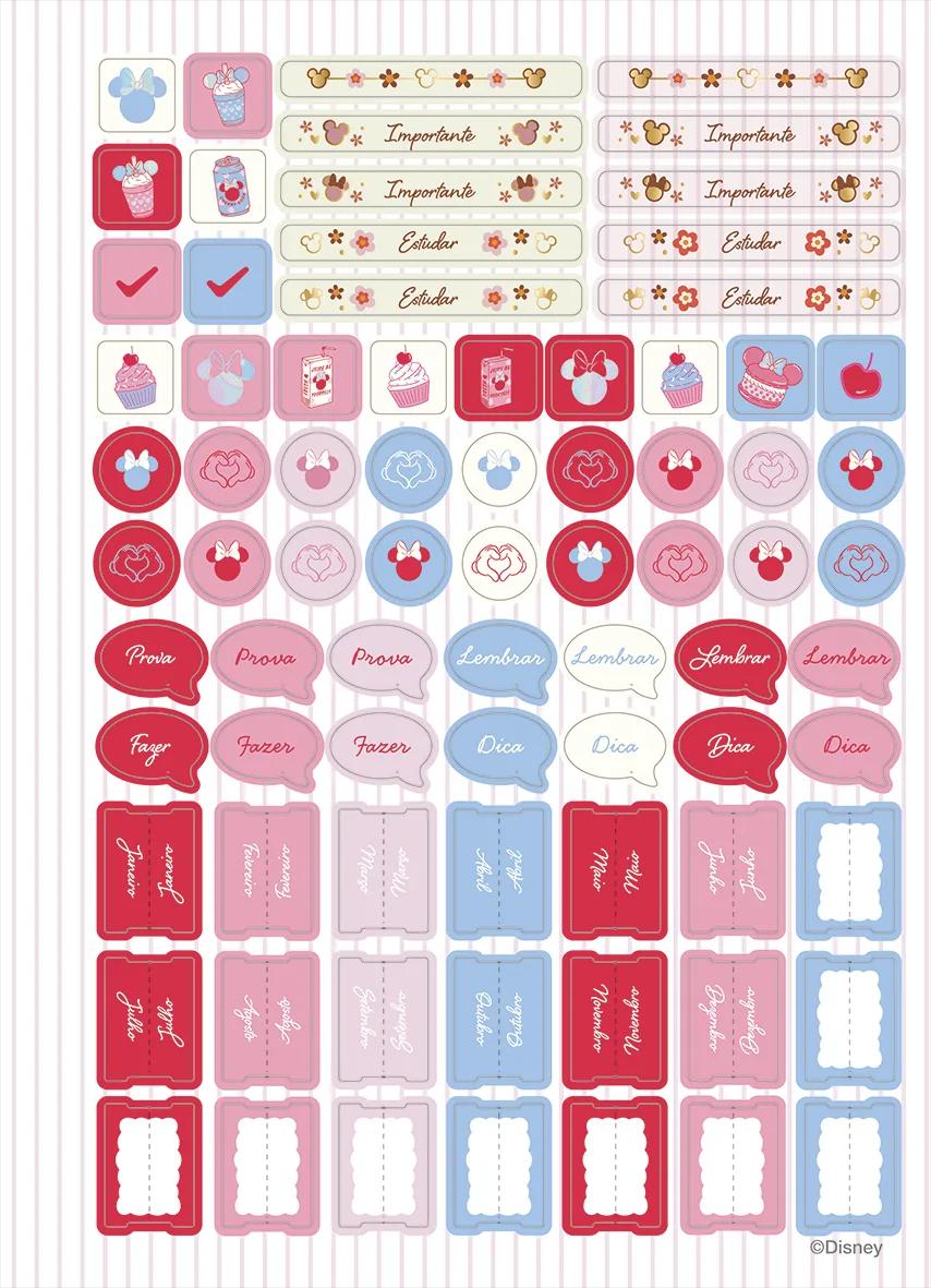CADERNO COLLEGE CAPA DURA 80 FOLHAS NEO - MINNIE ARTS — miniatura 6