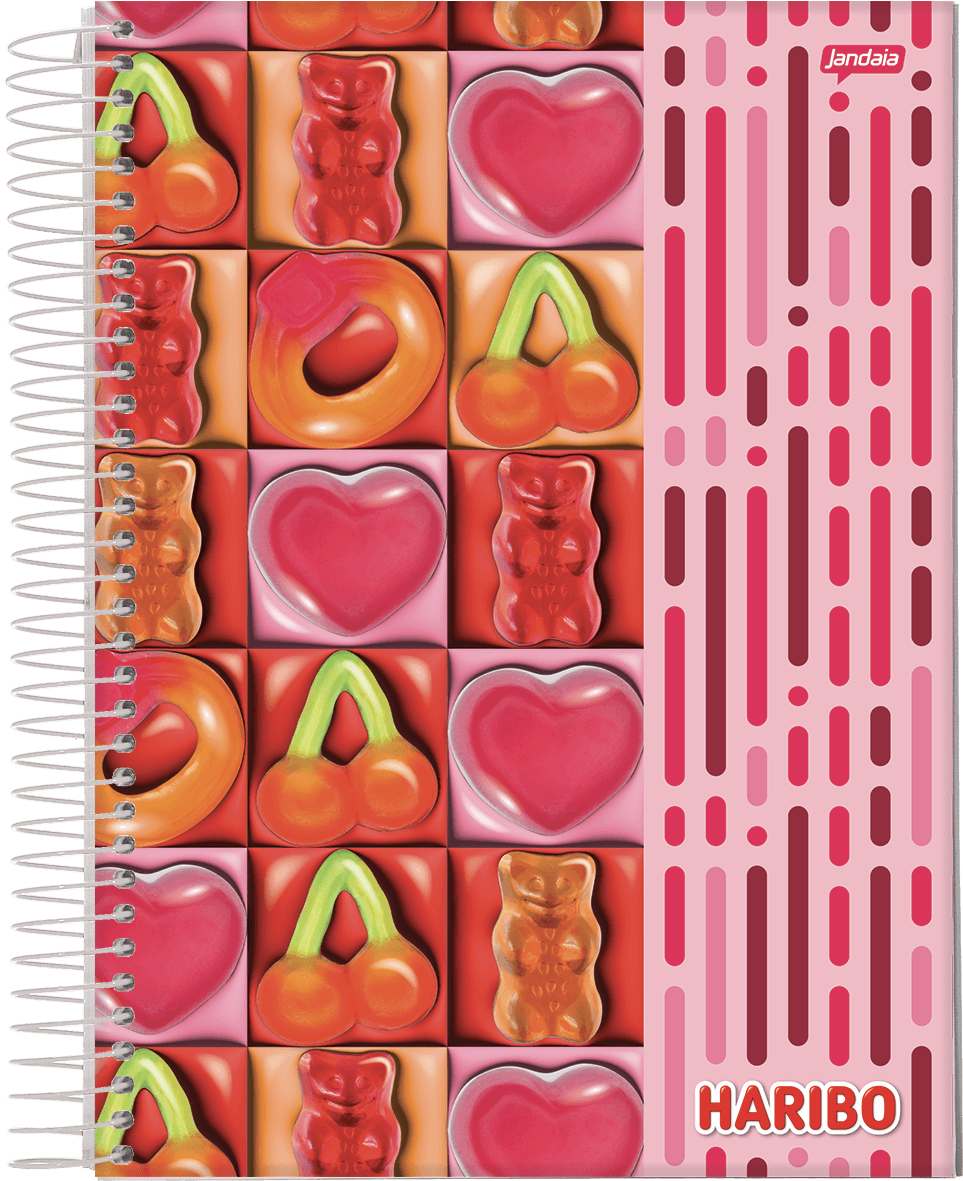 CADERNO ESPIRAL UNIVERSITÁRIO CAPA DURA 10 MATÉRIAS 160 FOLHAS - HARIBO — miniatura 4