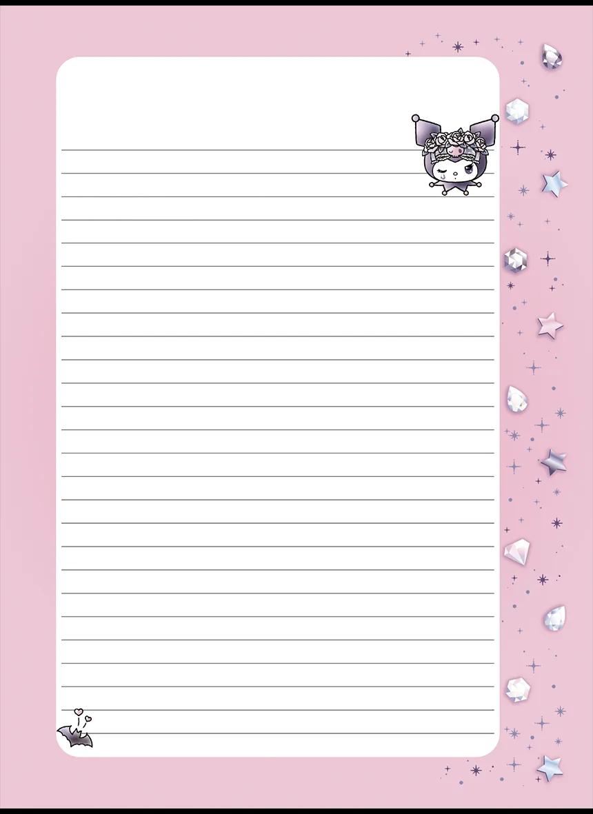 CADERNO LOMBADA QUADRADA CAPA DURA 80 FOLHAS - KUROMI — miniatura 5