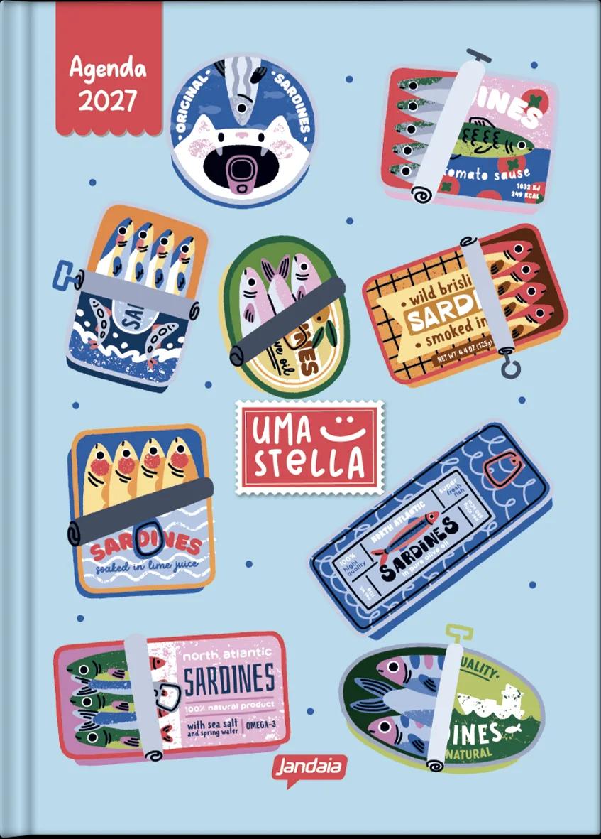 AGENDA DIARIA LOMB QUAD 117X162MM 112 FOLHAS - STELLA — miniatura 2