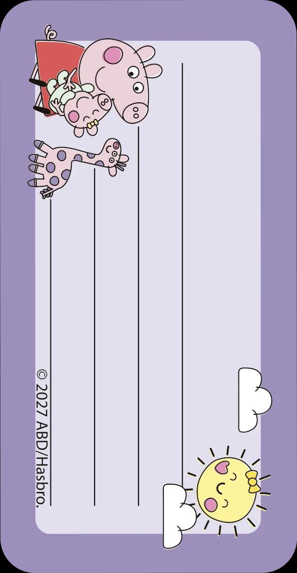 ETIQUETA DE IDENTIFICAÇÃO - PEPPA PIG — miniatura 2