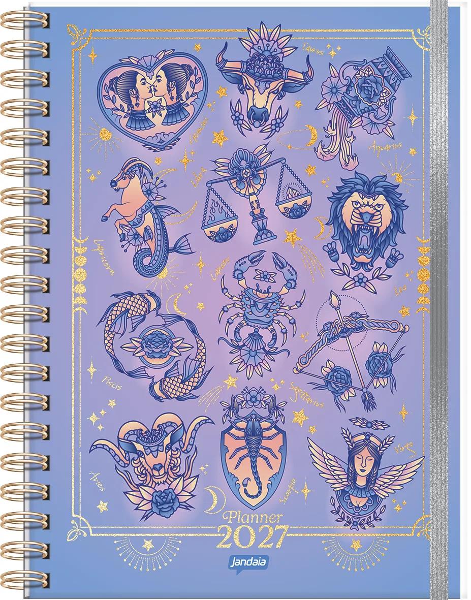 AGENDA PLANEJAMENTO 175X242MM 80 FOLHAS - MYSTIC