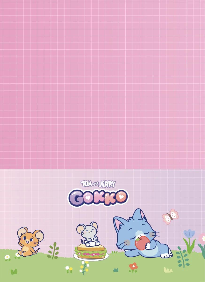 CADERNO ESPIRAL UNIVERSITÁRIO CAPA DURA 01 MATÉRIA 80 FOLHAS - GOKKO: TOM & JERRY — miniatura 2
