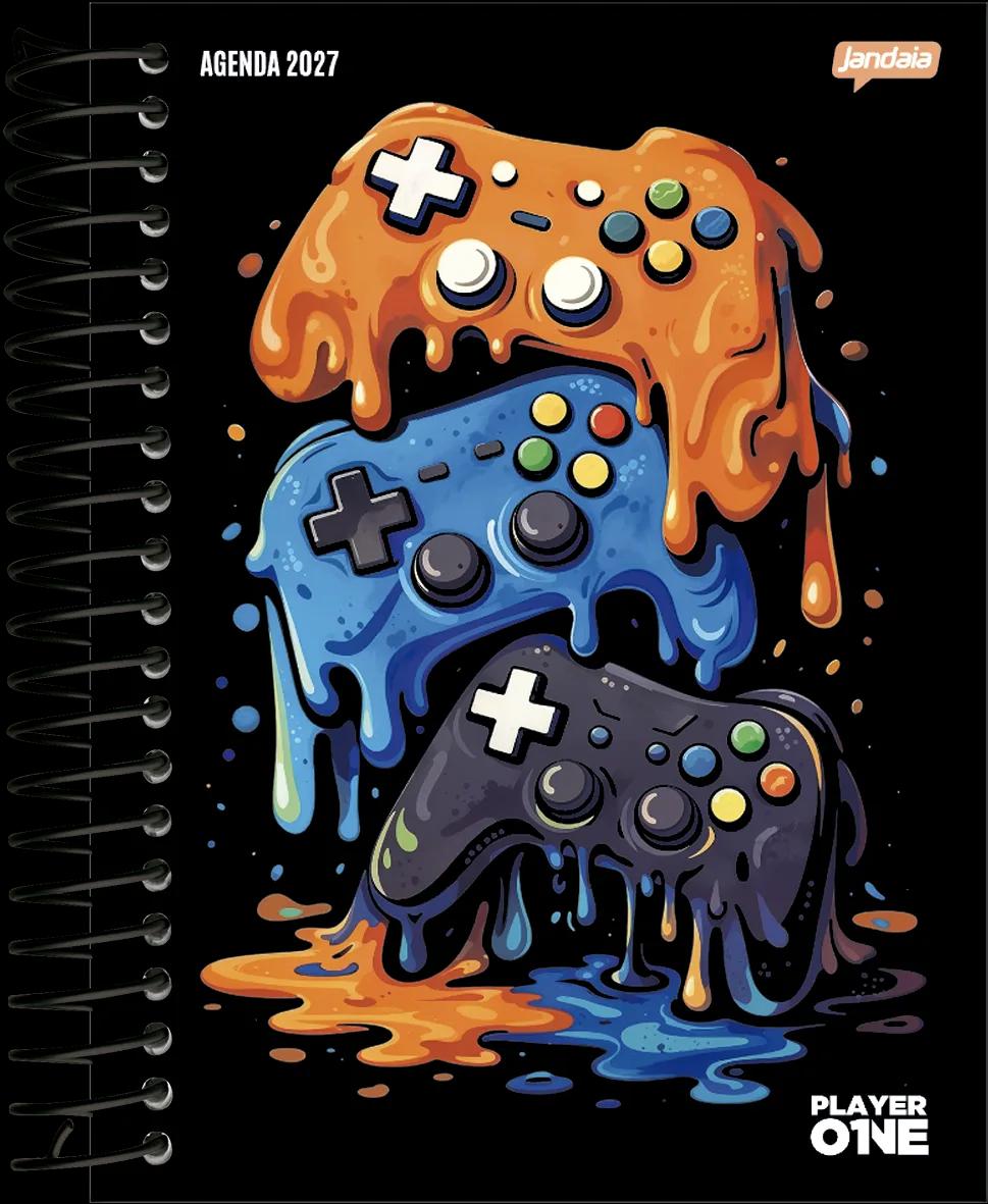 AGENDA DIÁRIA ESPIRAL 133X178MM 176 FOLHAS - PLAYER ONE — miniatura 4