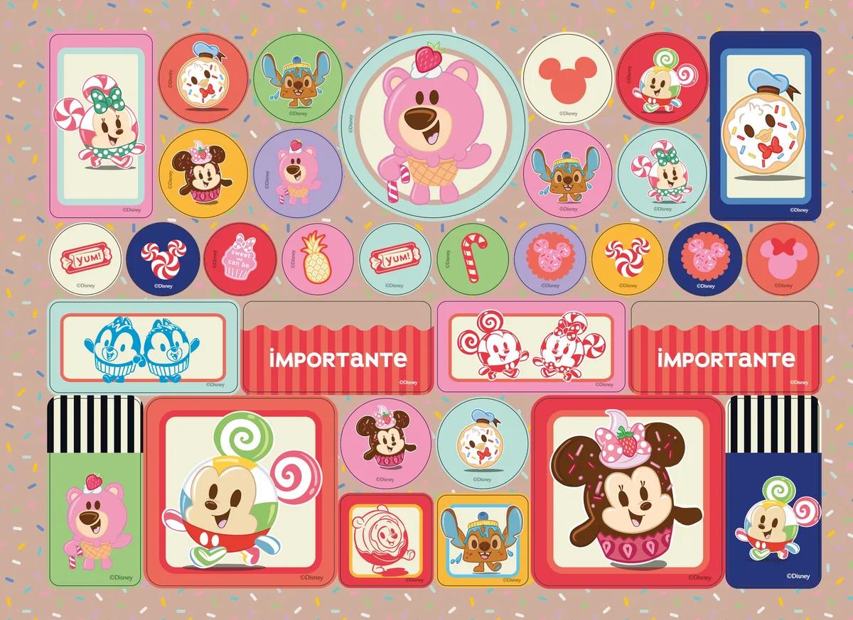CADERNO ESPIRAL CAPA DURA 80 FOLHAS CARTOGRAFIA - DISNEY MUNCHLINGS