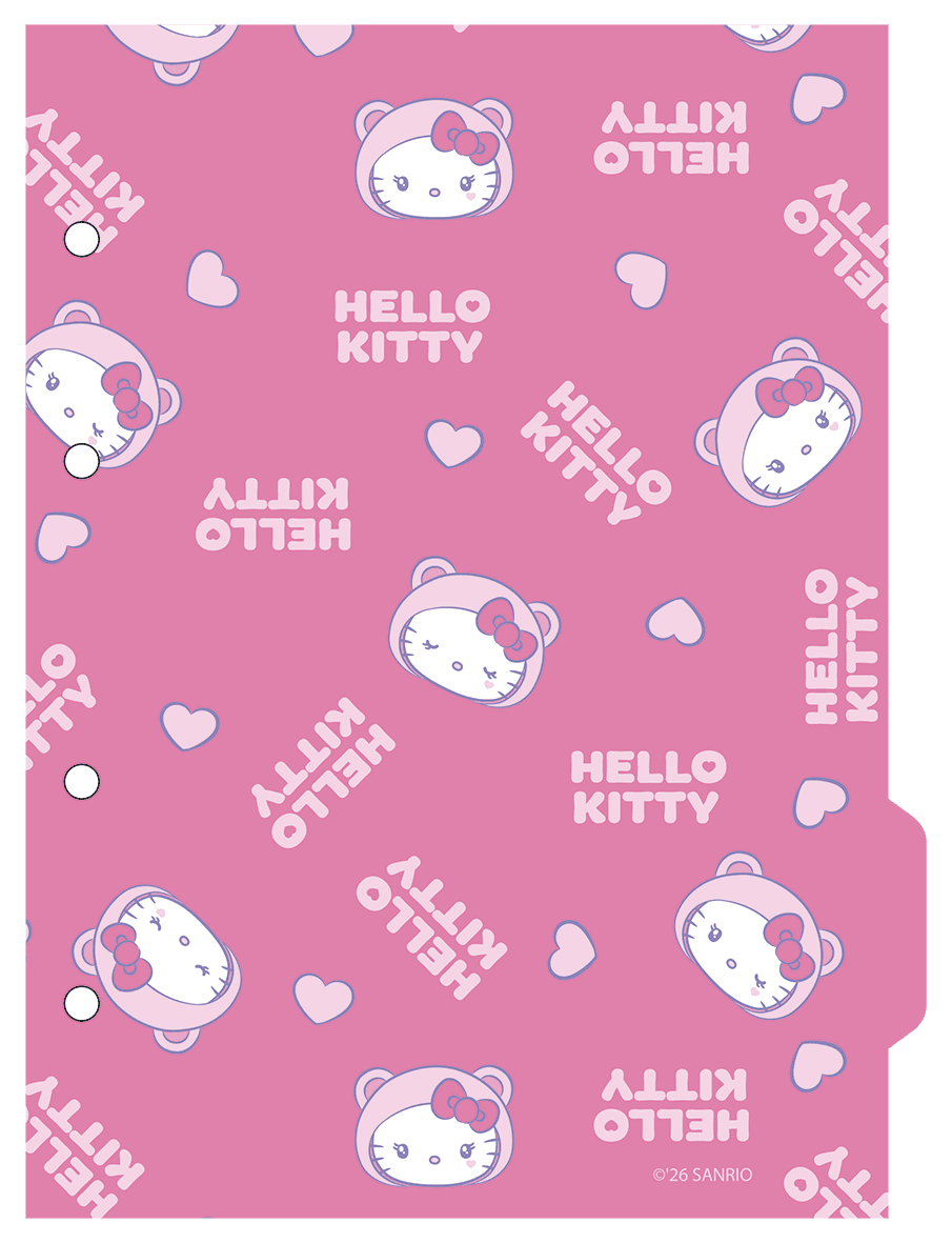 CADERNO COLLEGE CAPA DURA 80 FOLHAS ARGOLADO - HELLO KITTY — miniatura 6