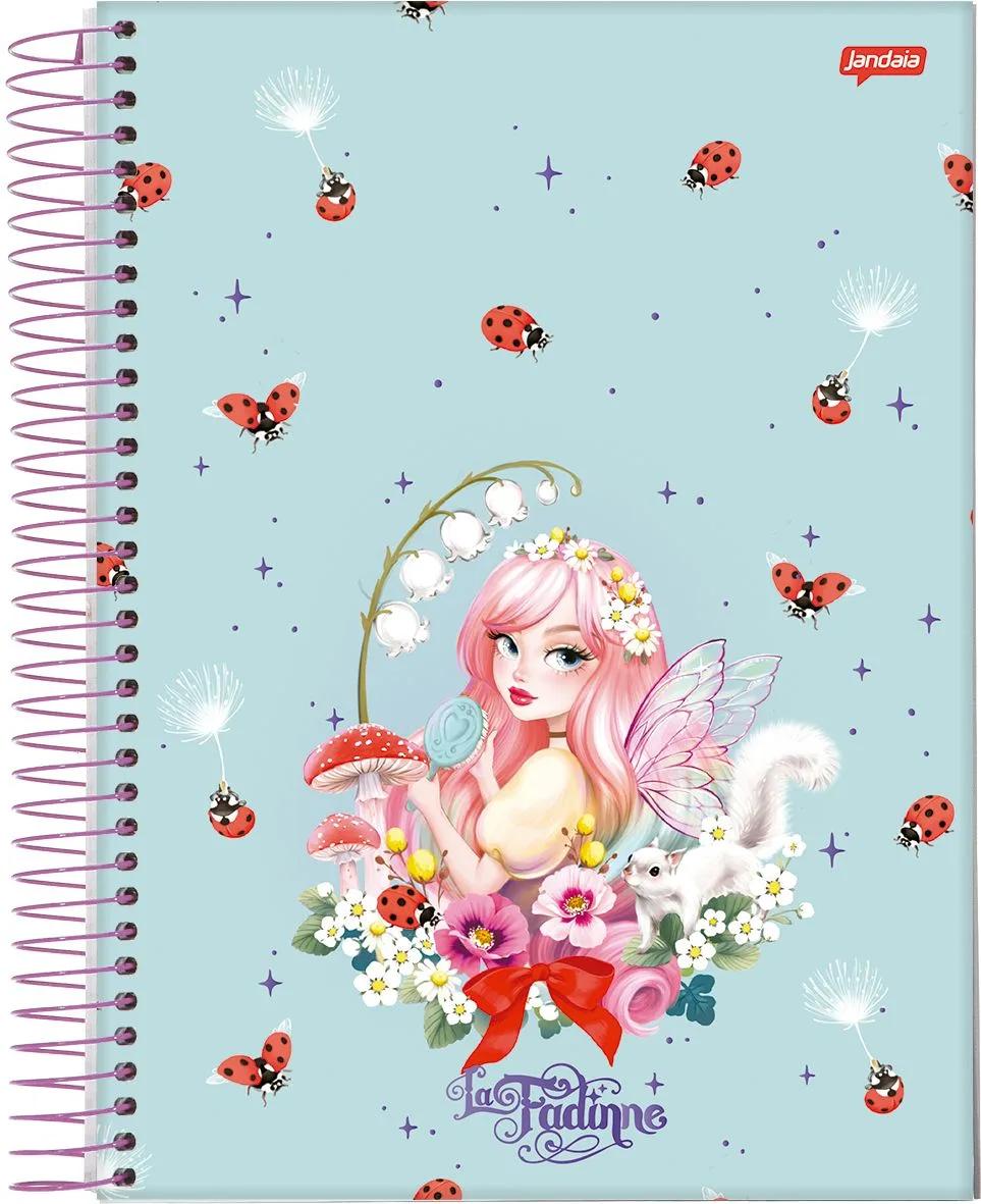 CADERNO ESPIRAL CAPA DURA 1/4 80 FOLHAS - LA FADINNE — miniatura 4