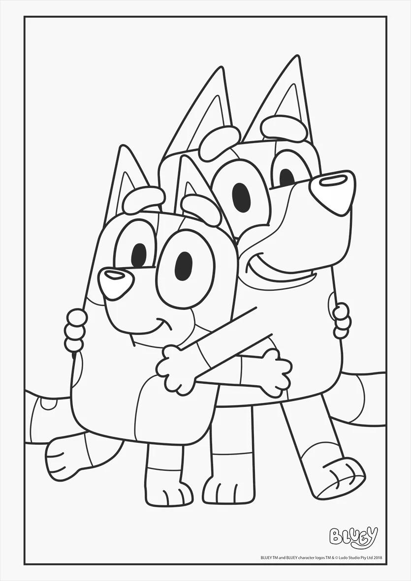 FOLHAS ILUSTRAÇÃO 180G A4 - BLUEY — miniatura 2