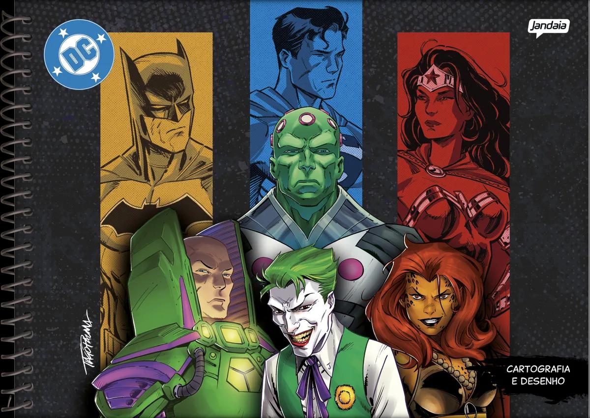 CADERNO ESPIRAL CAPA DURA 80 FOLHAS CARTOGRAFIA - DC COMICS — miniatura 2