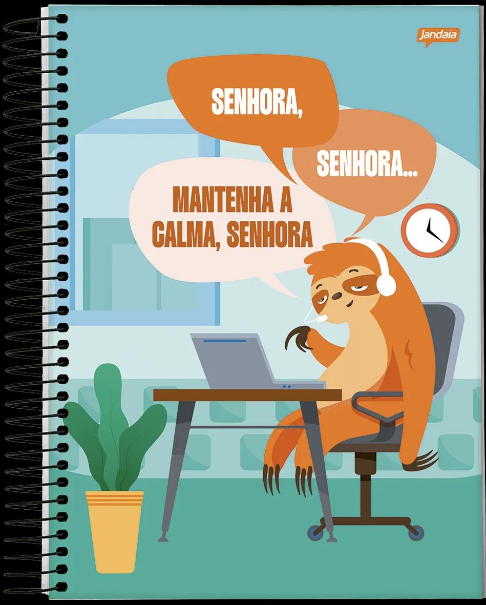 CADERNO ESPIRAL UNIVERSITÁRIO CAPA DURA 10 MATÉRIAS  160 FOLHAS -  INSANO — miniatura 2