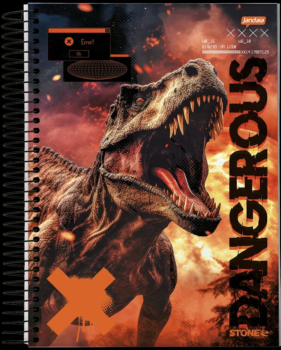 CADERNO ESPIRAL UNIVERSITÁRIO CAPA DURA 01 MATÉRIA 80 FOLHAS -  STONE — miniatura 2