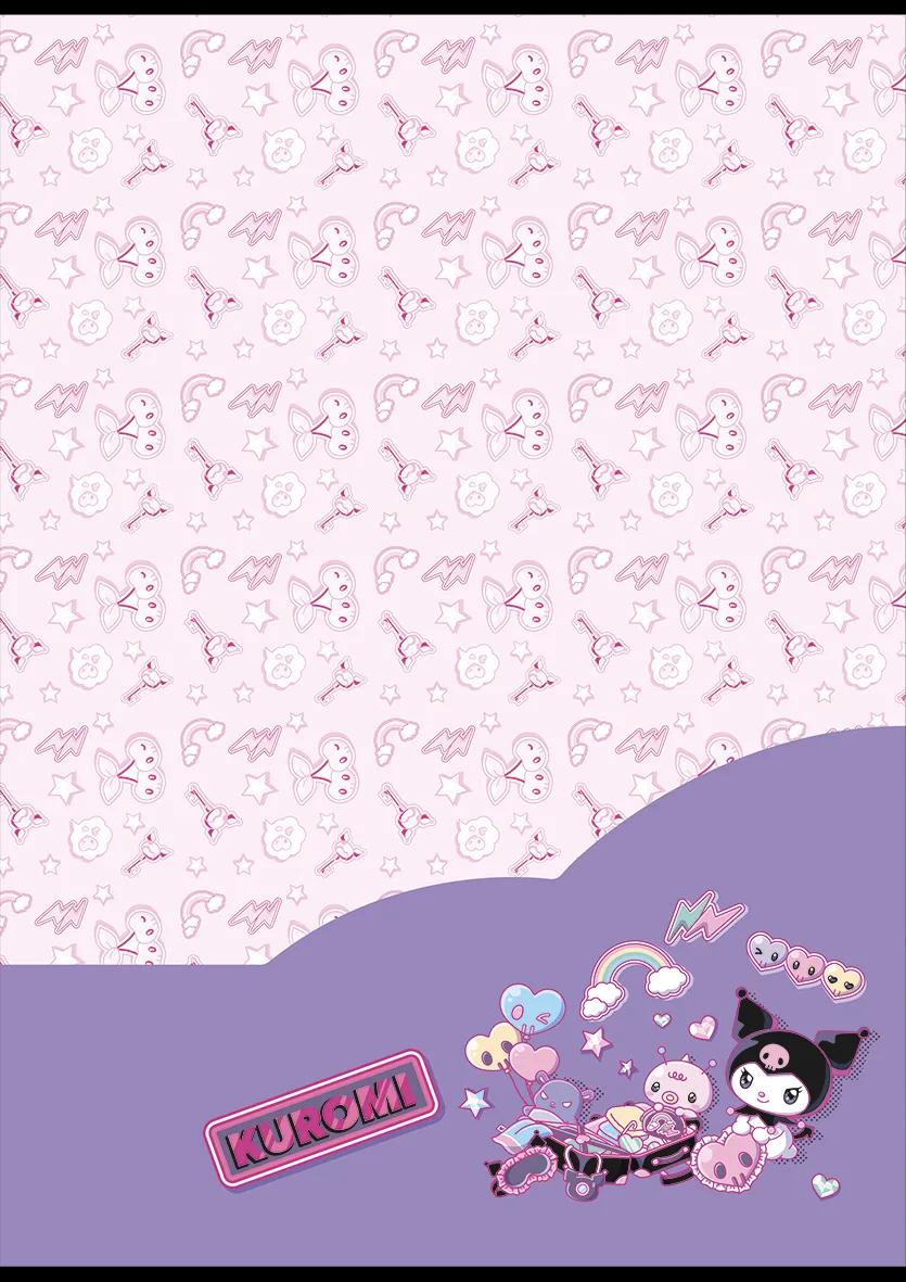 CADERNO ESPIRAL UNIVERSITÁRIO CAPA DURA 10 MATÉRIAS 160 FOLHAS - KUROMI — miniatura 10