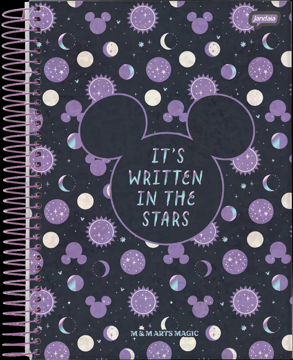 CADERNO ESPIRAL UNIVERSITÁRIO CAPA DURA 10 MATÉRIAS 160 FOLHAS - MICKEY ARTS MAGIC — miniatura 7