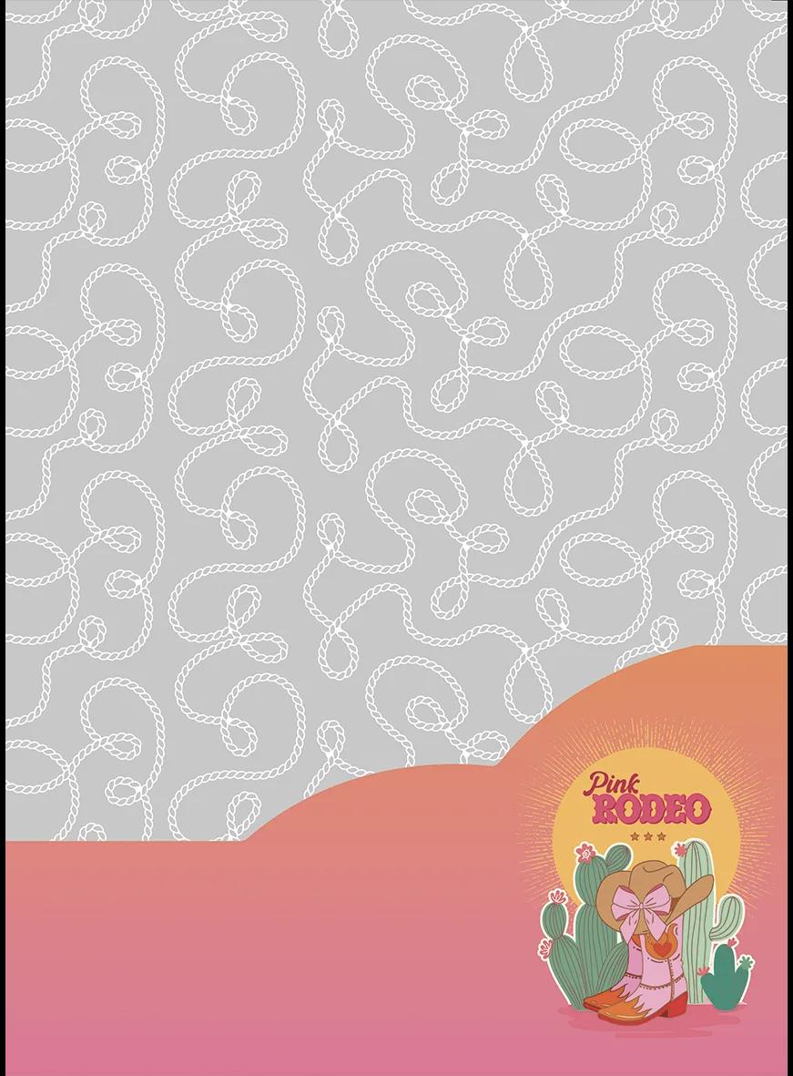 CADERNO ESPIRAL UNIVERSITÁRIO CAPA DURA 01 MATÉRIA 80 FOLHAS - PINK RODEO — miniatura 5
