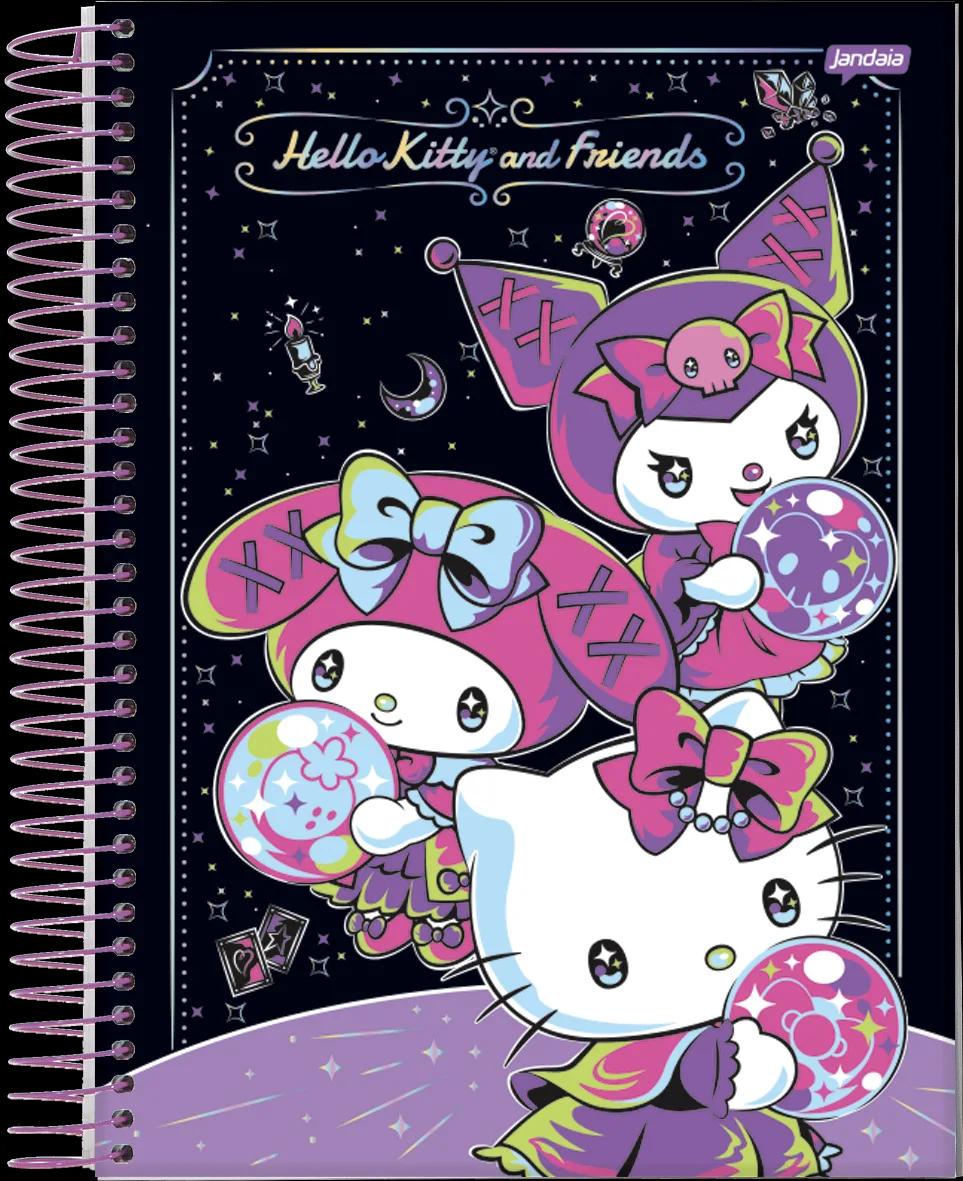 CADERNO ESPIRAL UNIVERSITÁRIO CAPA DURA 10 MATÉRIAS 160 FOLHAS - BESTIES FOREVER — miniatura 7