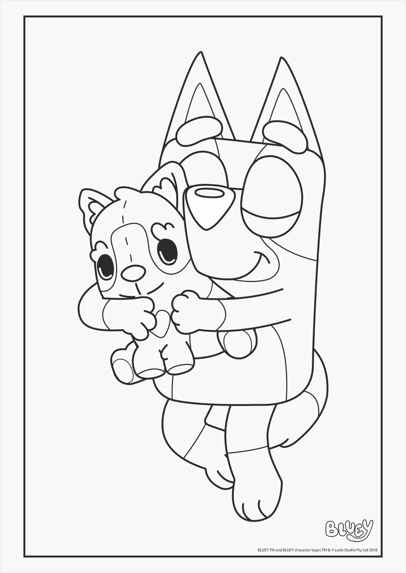FOLHAS ILUSTRAÇÃO 180G A4 - BLUEY — miniatura 5