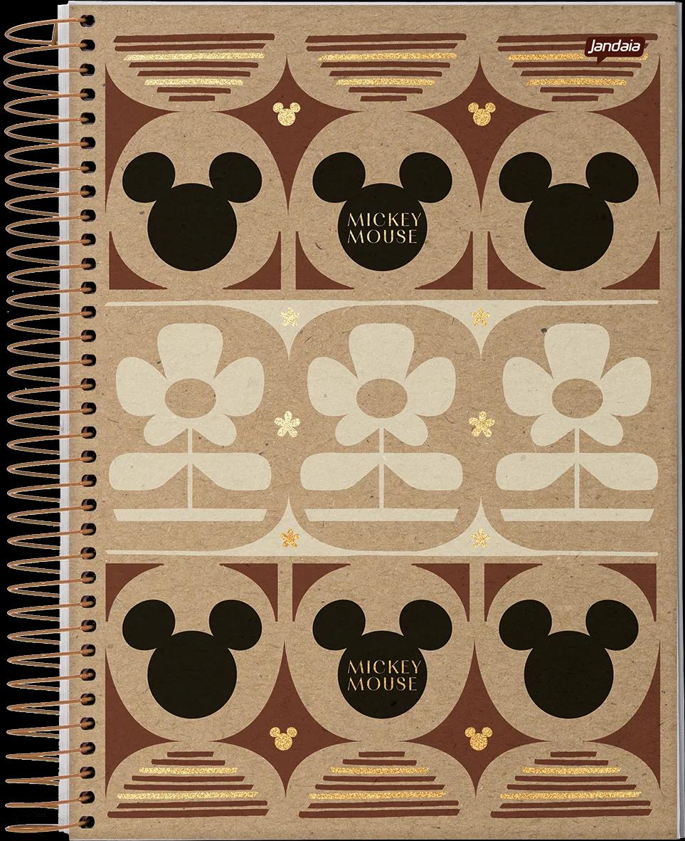 CADERNO ESPIRAL UNIVERSITÁRIO CAPA DURA 10 MATÉRIAS 160 FOLHAS - MICKEY & MINNIE ARTS KRAFT — miniatura 5