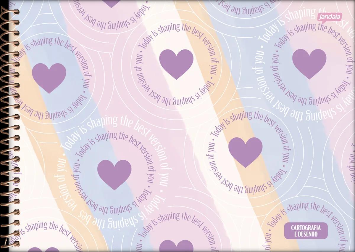 CADERNO ESPIRAL 275X200MM CARTOGRAFIA 80 FOLHAS - LA CREME
