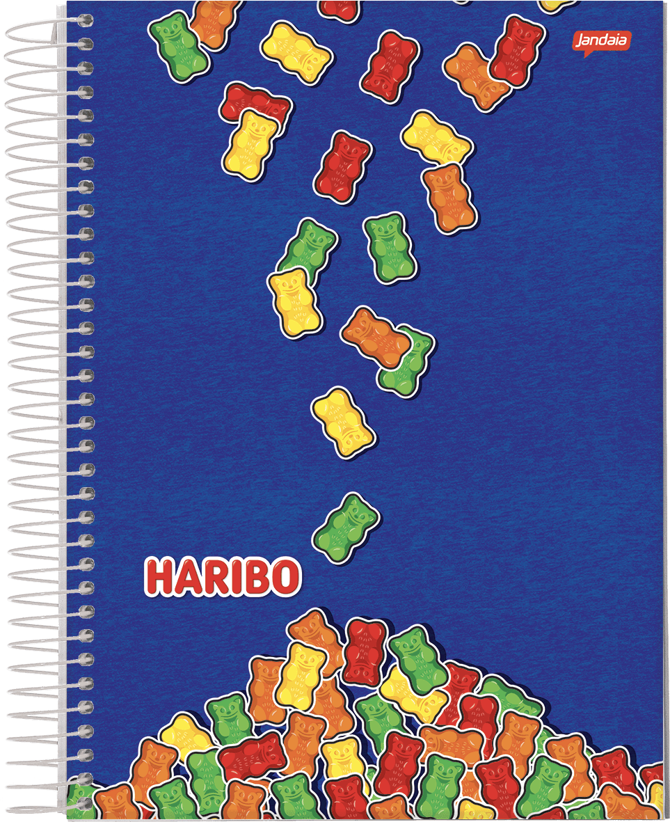 CADERNO ESPIRAL UNIVERSITÁRIO CAPA DURA 10 MATÉRIAS 160 FOLHAS - HARIBO — miniatura 3