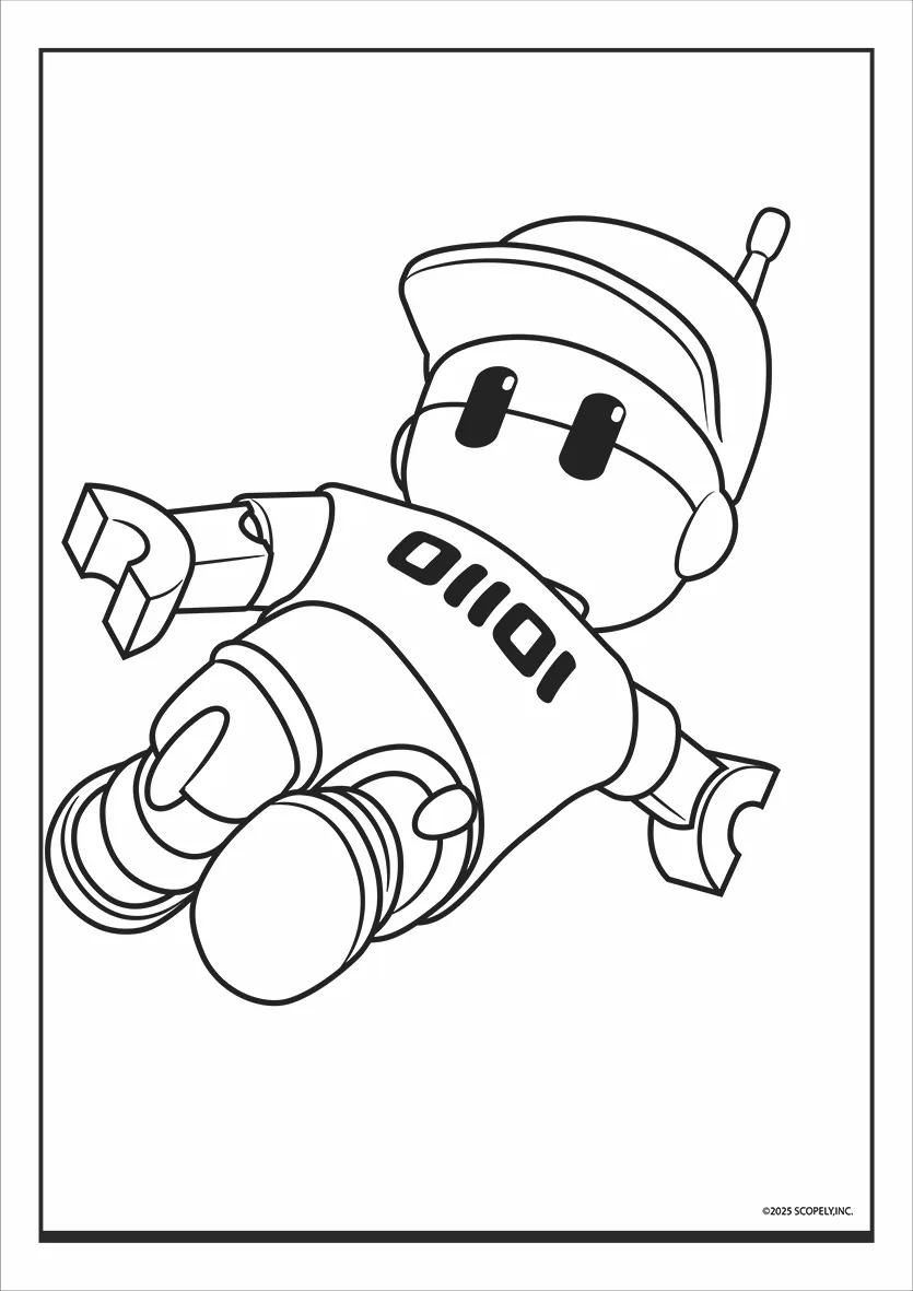 FOLHAS ILUSTRAÇÃO 180G A4 - STUMBLE GUYS — miniatura 16