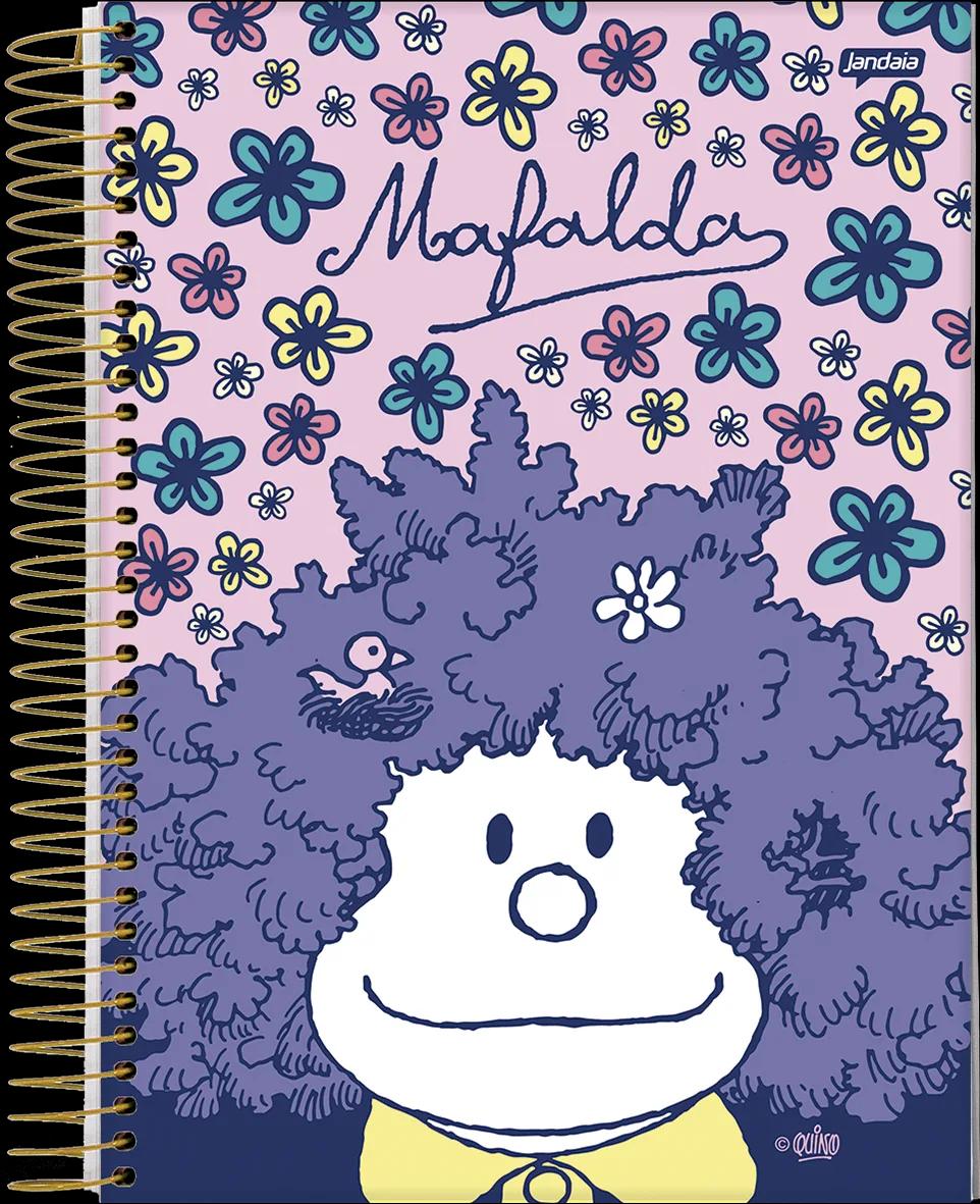 CADERNO ESPIRAL UNIVERSITÁRIO CAPA DURA 10 MATÉRIAS 160 FOLHAS - MAFALDA — miniatura 7