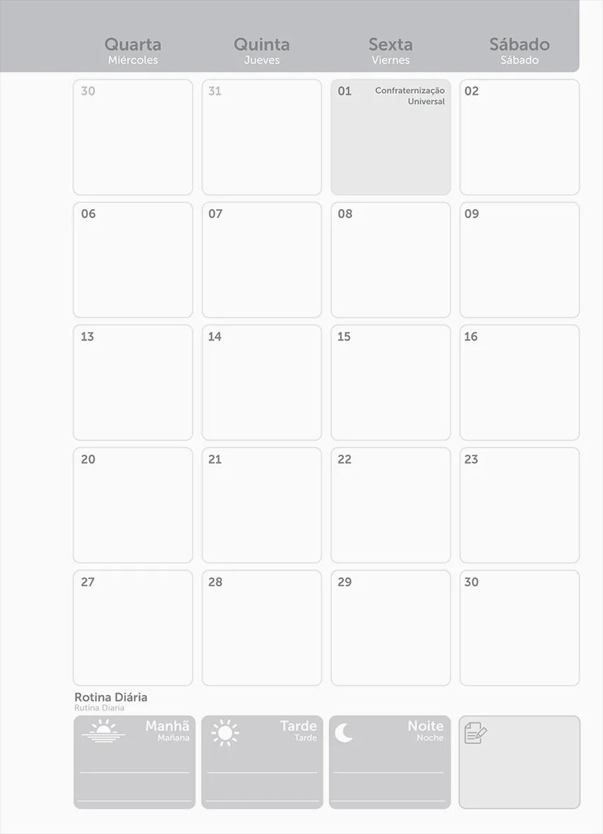 AGENDA PLANEJAMENTO LOMB QUAD 175X242MM 80 FOLHAS - LIBERTY — miniatura 3