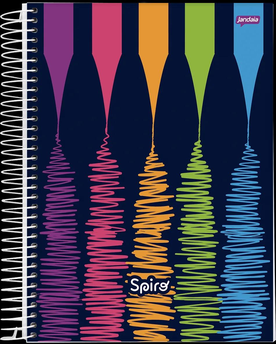 CADERNO ESPIRAL UNIVERSITÁRIO CAPA DURA 10 MATÉRIAS 160 FOLHAS - SPIRO — miniatura 4