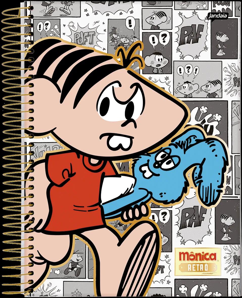 CADERNO ESPIRAL UNIVERSITÁRIO CAPA DURA 10 MATÉRIAS 160 FOLHAS - TURMA DA MÔNICA PLUS — miniatura 6