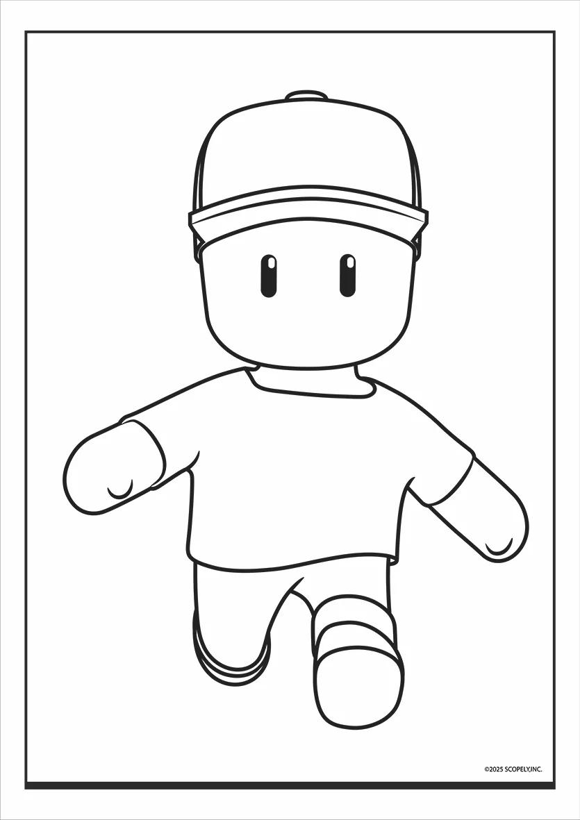 FOLHAS ILUSTRAÇÃO 180G A4 - STUMBLE GUYS — miniatura 14
