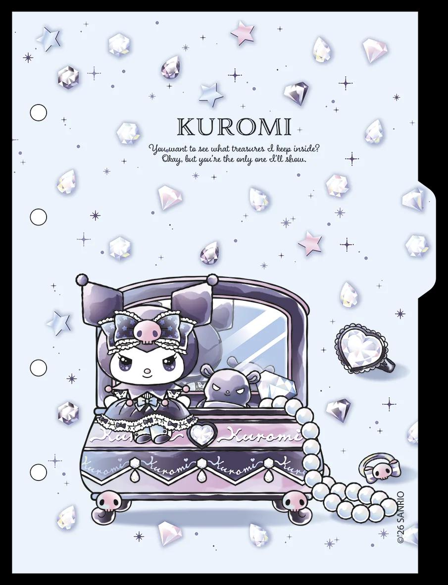 CADERNO COLLEGE CAPA DURA 80 FOLHAS ARGOLADO - KUROMI — miniatura 4