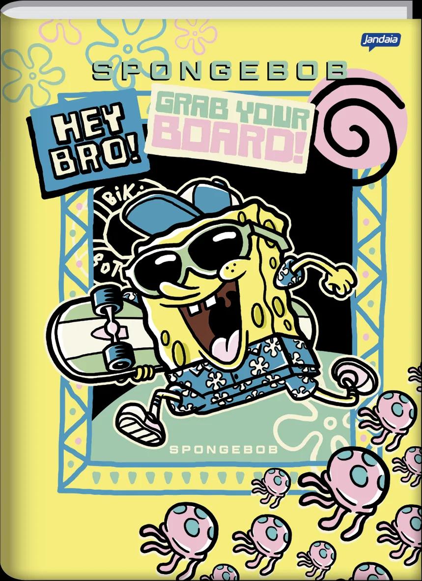 CADERNO BROCHURA CAPA DURA UNIVERSITÁRIO 80 FOLHAS - BOB ESPONJA — miniatura 4