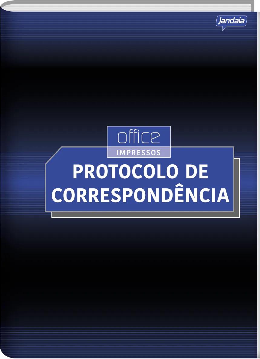 LIVRO REGISTRO PROTOCOLO LOMB QUAD 1/4 140X200MM 104 FOLHAS - OFFICE IMPRESSOS
