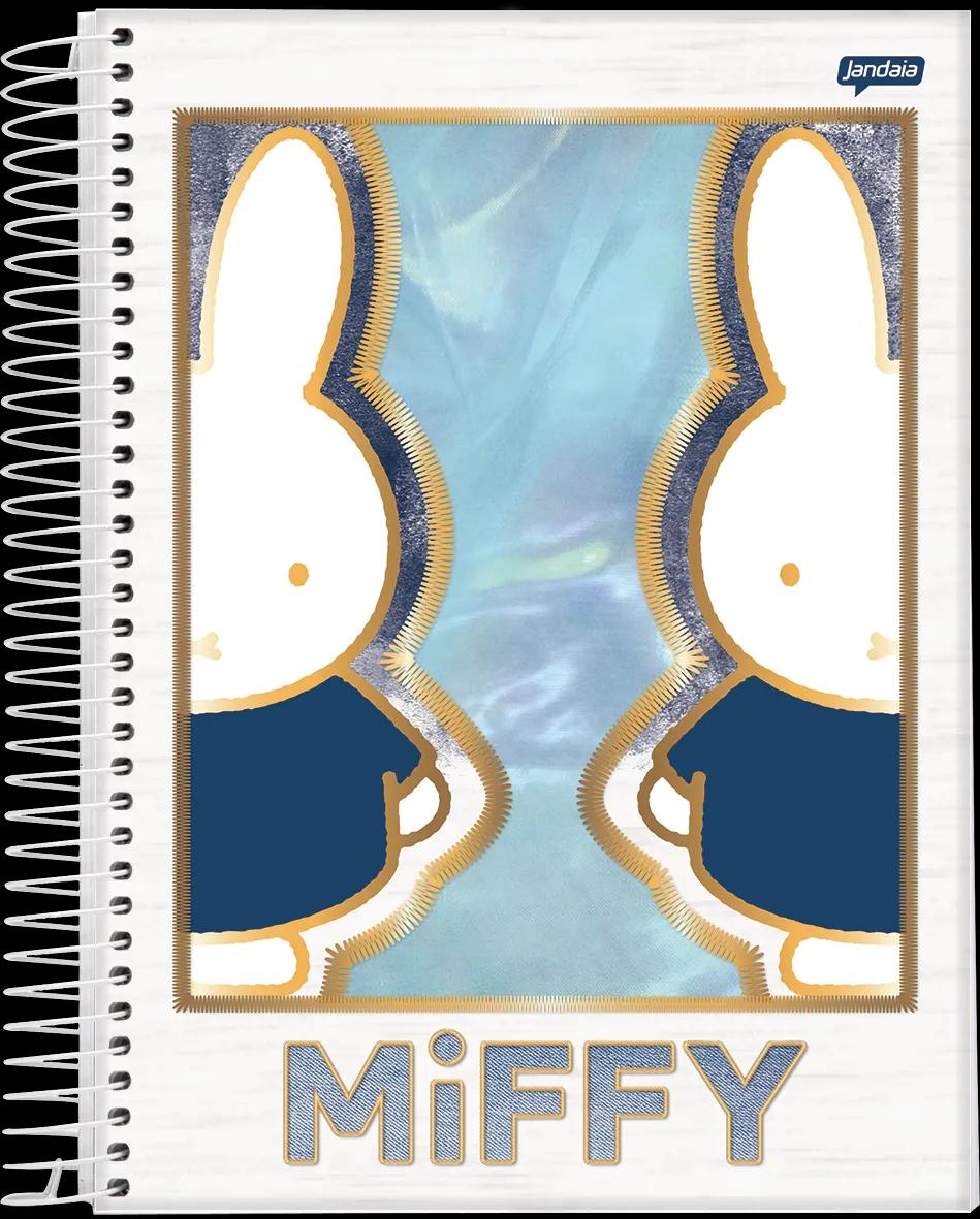 CADERNO ESPIRAL UNIVERSITÁRIO CAPA DURA 10 MATÉRIAS 160 FOLHAS - MIFFY — miniatura 7
