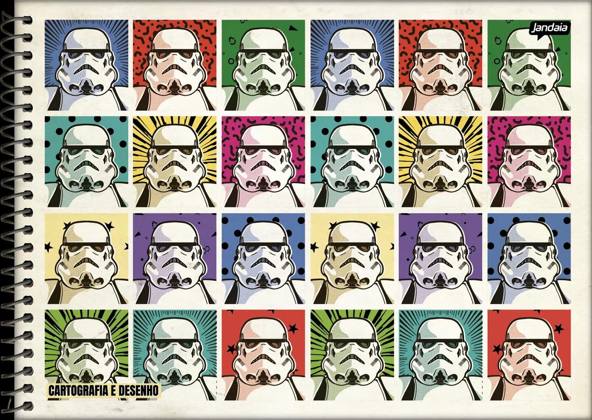 CADERNO ESPIRAL CAPA DURA 80 FOLHAS CARTOGRAFIA - STAR WARS — miniatura 2