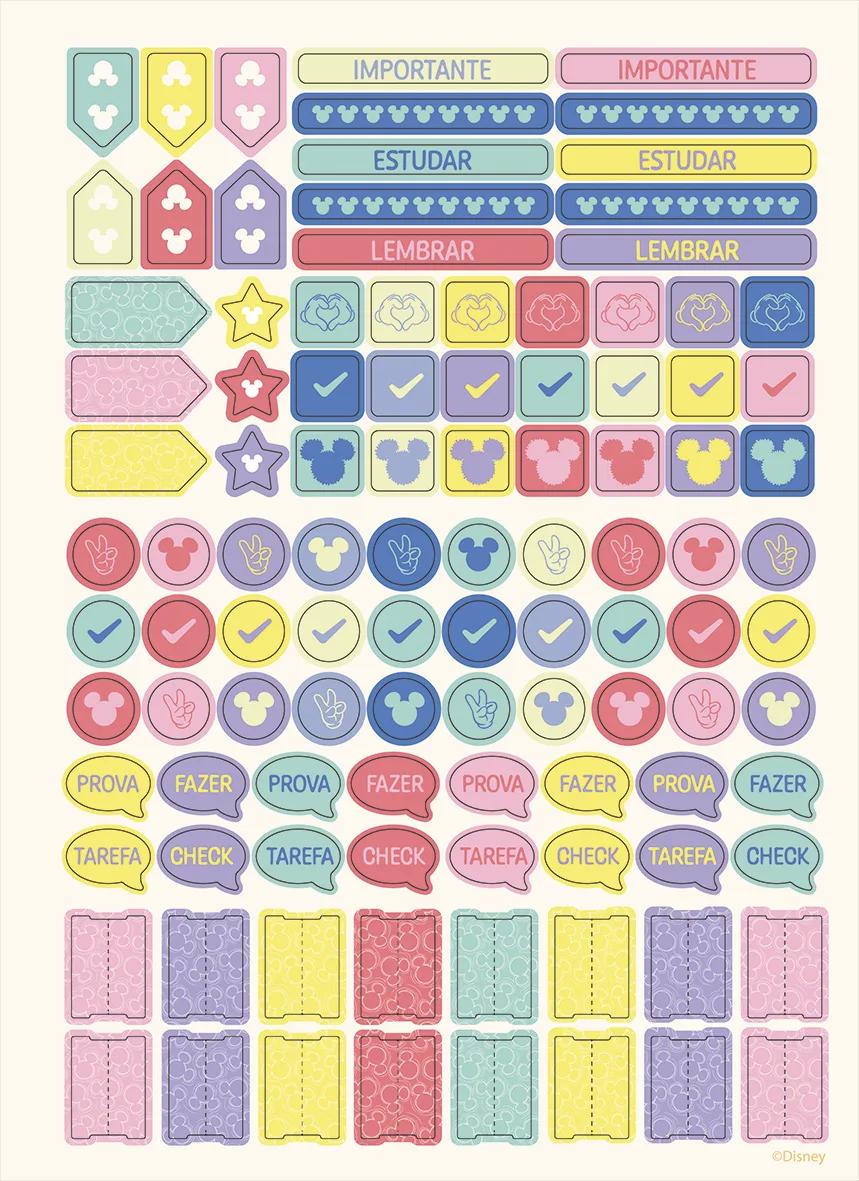 CADERNO UNIVERSITÁRIO CAPA DURA 01 MATÉRIA 80 FOLHAS NEO - MICKEY ARTS — miniatura 8