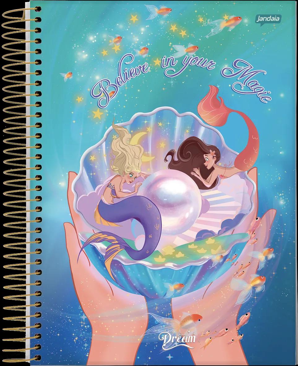 CADERNO ESPIRAL UNIVERSITÁRIO CAPA DURA 10 MATÉRIAS 160 FOLHAS - DREAM — miniatura 2
