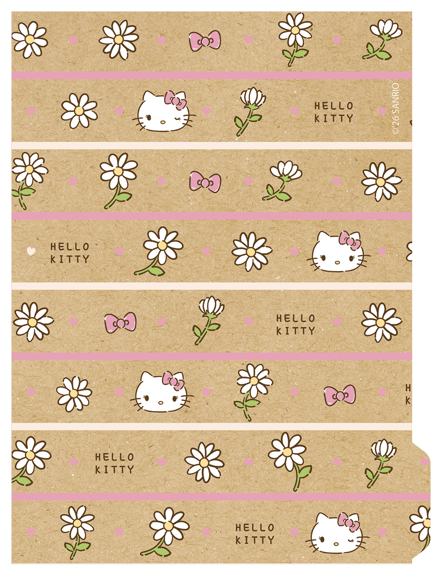 CADERNO COLLEGE CAPA DURA 80 FOLHAS ARGOLADO - HELLO KITTY KRAFT — miniatura 6
