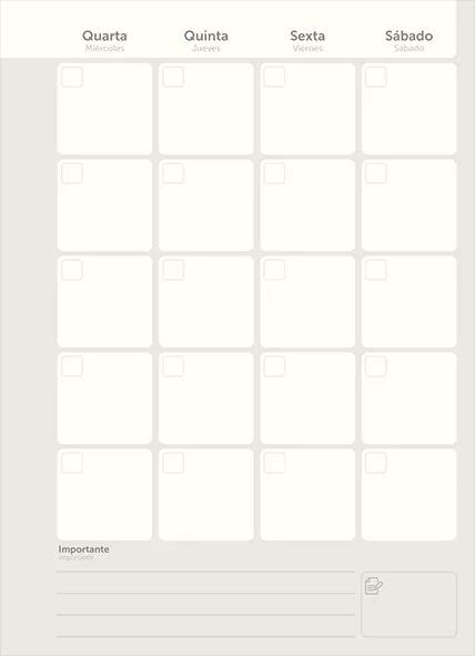AGENDA PLANEJAMENTO ESPIRAL 175X242MM 80FLS - KRAFT BLACK — miniatura 7