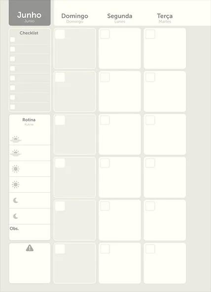 AGENDA PLANEJAMENTO ESPIRAL 175X242MM 80FLS - KRAFT BLACK — miniatura 6