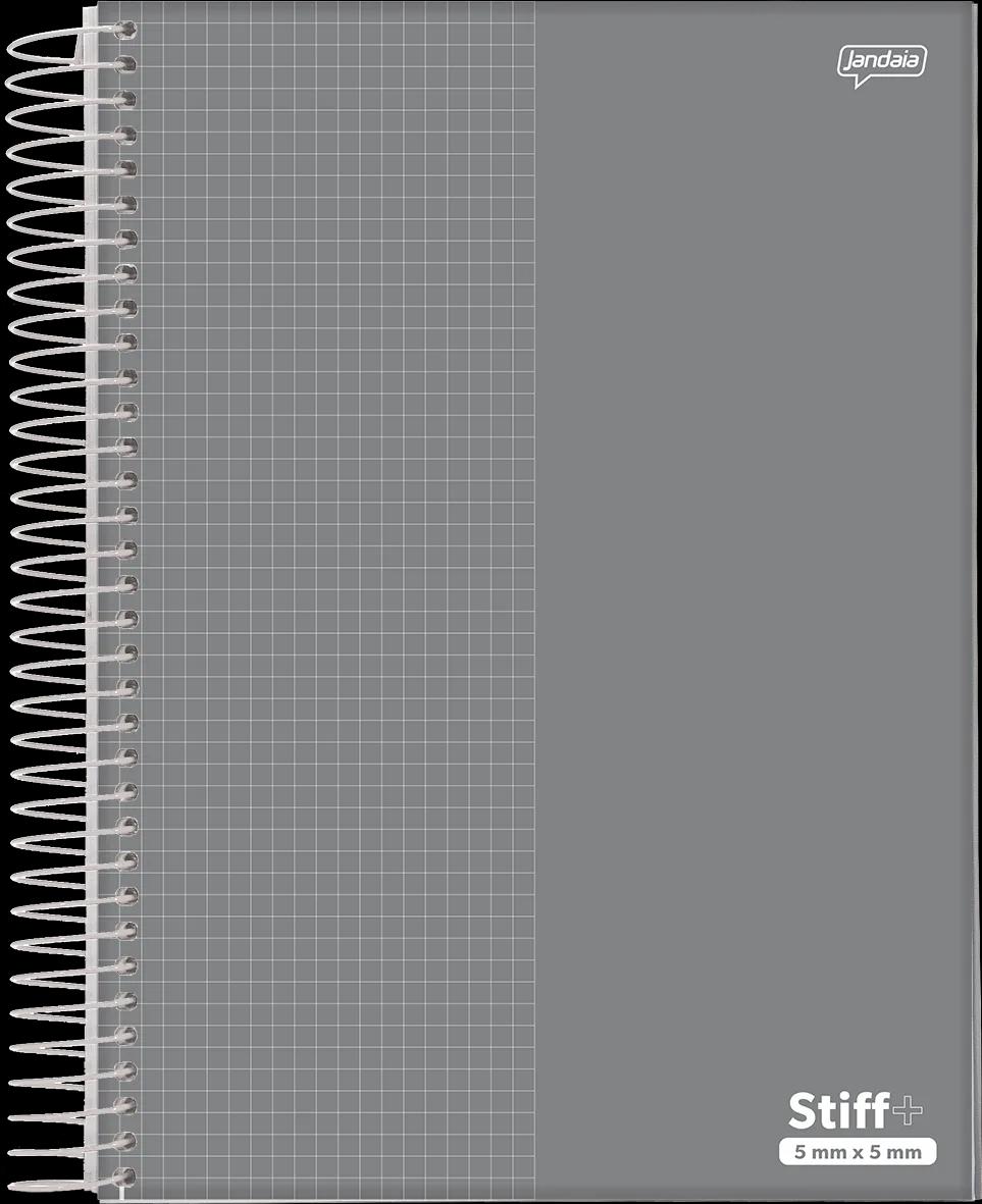 CADERNO ESPIRAL UNIV QUAD 5X5MM 200X275MM 96 FOLHAS STIFF +- STIFF + — miniatura 4