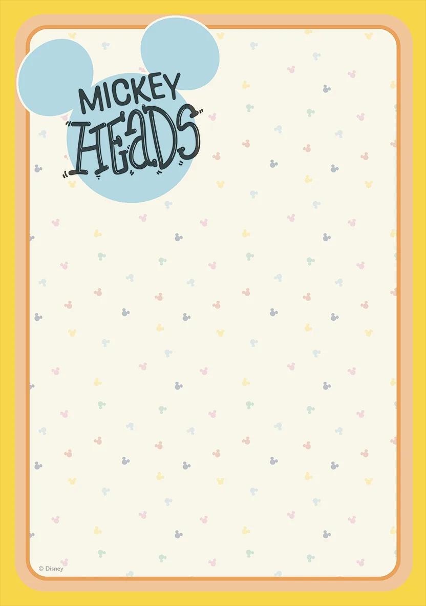 CADERNO FLEXÍVEL PAPEL CARTA - MICKEY HEADS — miniatura 3