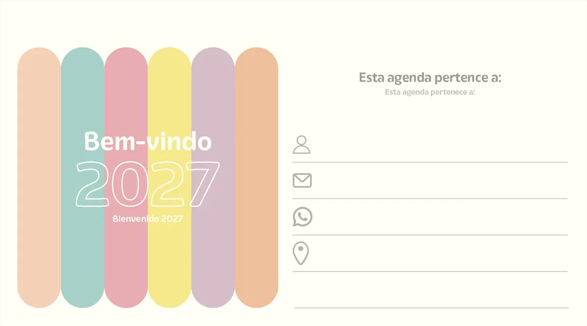 AGENDA DIARIA ESPIRAL 162X90MM 64 FOLHAS - LA CREME — miniatura 4