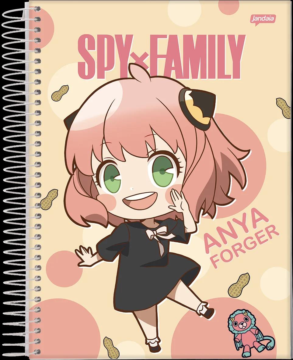 CADERNO ESPIRAL UNIVERSITÁRIO CAPA DURA 01 MATÉRIA 80 FOLHAS - SPY X FAMILY — miniatura 15